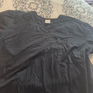 Black scrub top